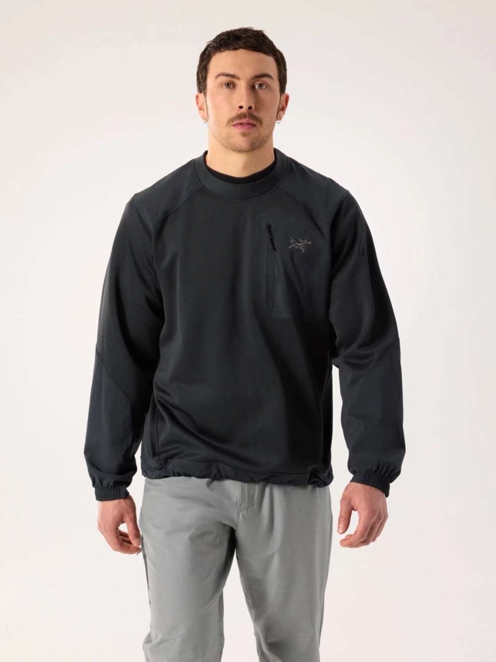 Arc'teryx Konseal Black Crewneck Pullover Sweater Fleece Gorpcore Climbing